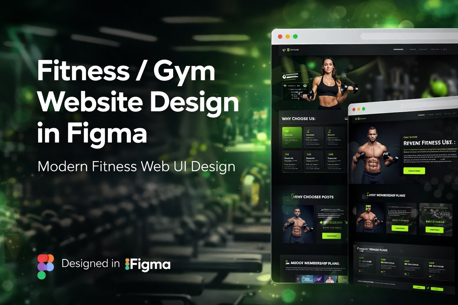 Fitness Homepage Design